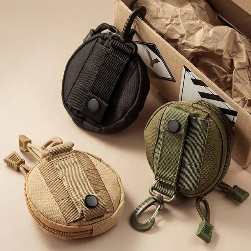 Bolsa Táctica Redonda con Sistema MOLLE