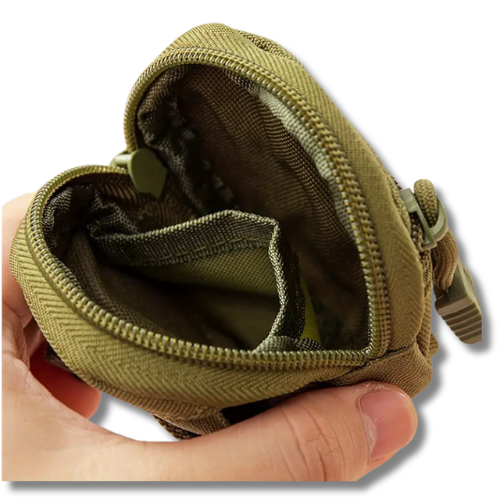 Bolsa Táctica Redonda con Sistema MOLLE